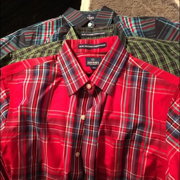 Old Navy Other - 3 long sleeve old navy men’s nwot shirts